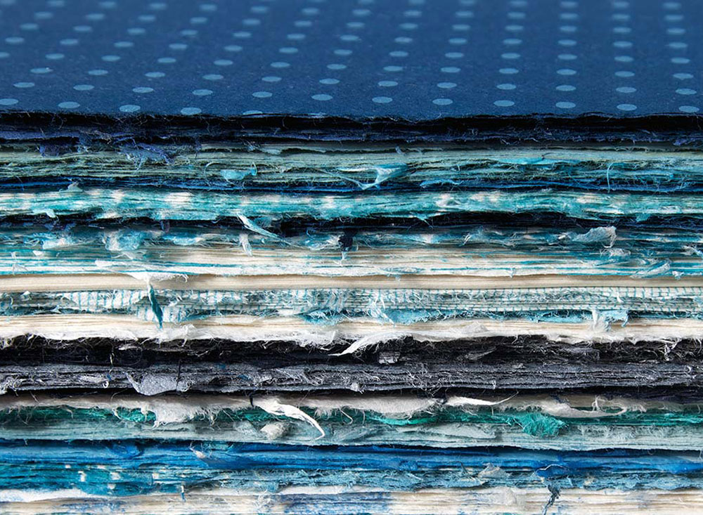 Blaues Japanpapier
